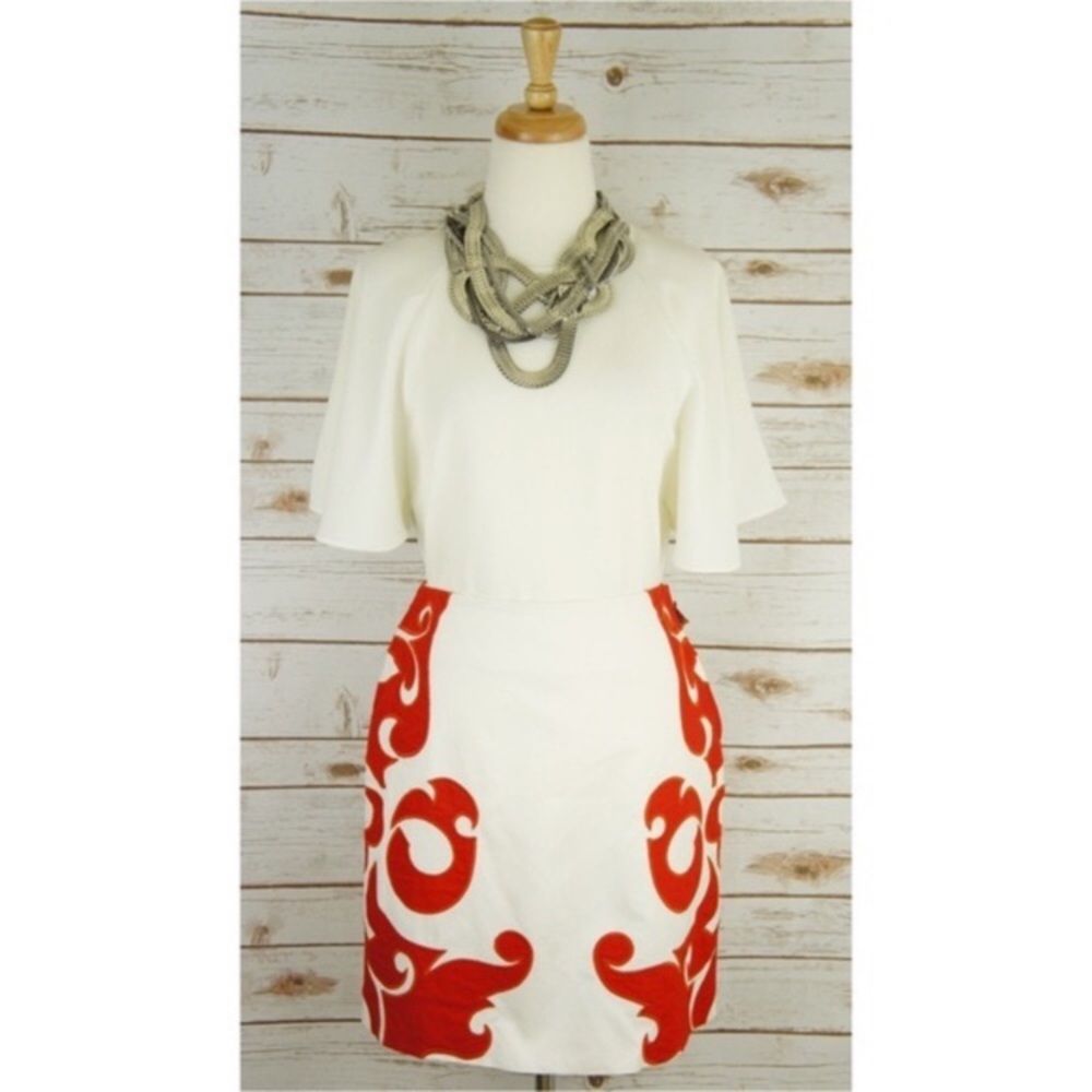 Anthropologie | Vanessa Virginia Embroidered Skirt